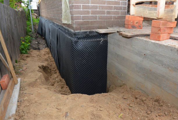 SJ Waterproofing Pros technician performing targeted Crawl Space Encapsulation assessment in Mount Olivet, KY